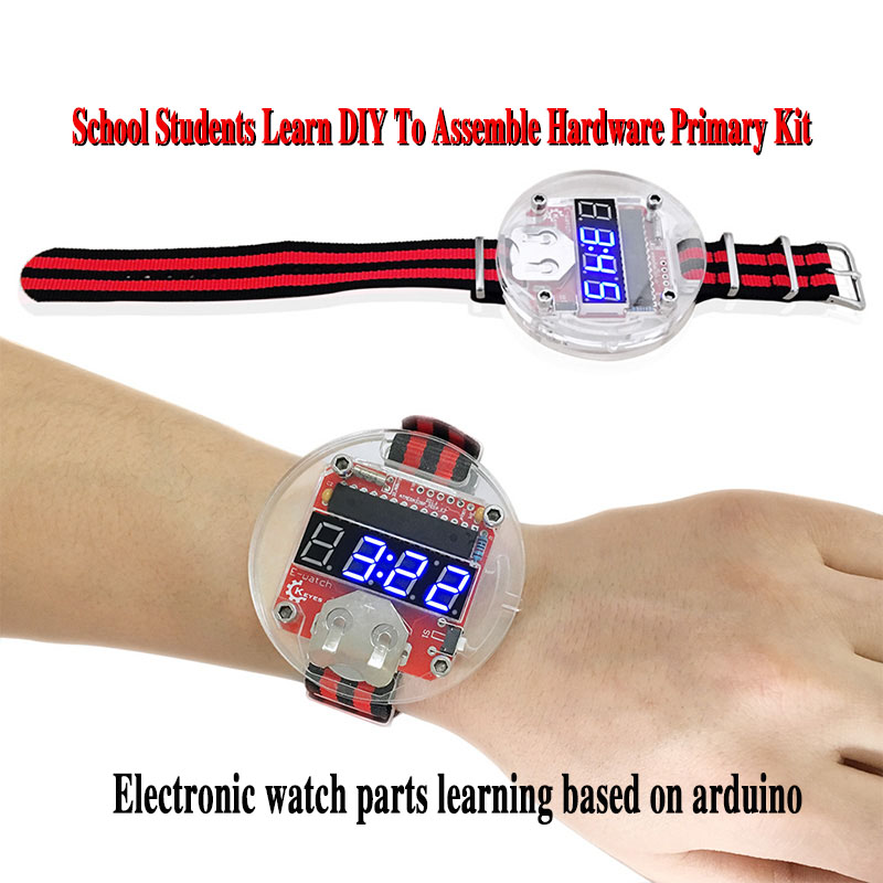 Microcontroller Kit - ชิปเดี่ยว LED ชุดนาฬิกา DIY Big Time
