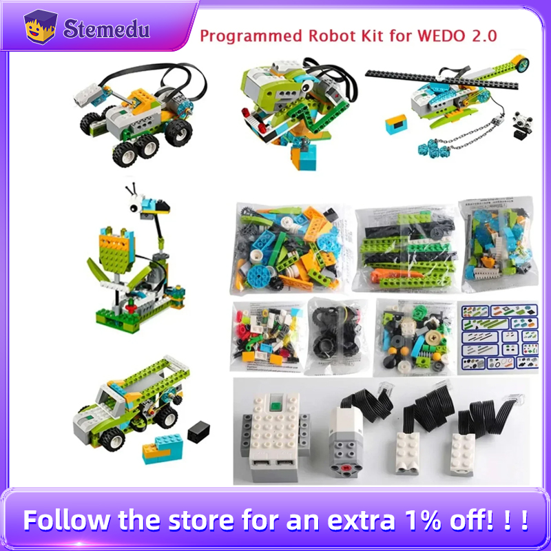 Electronics Project Kit - STEM We-do2.0 45300 Core การเขียนโปรแกรมชุด legoed