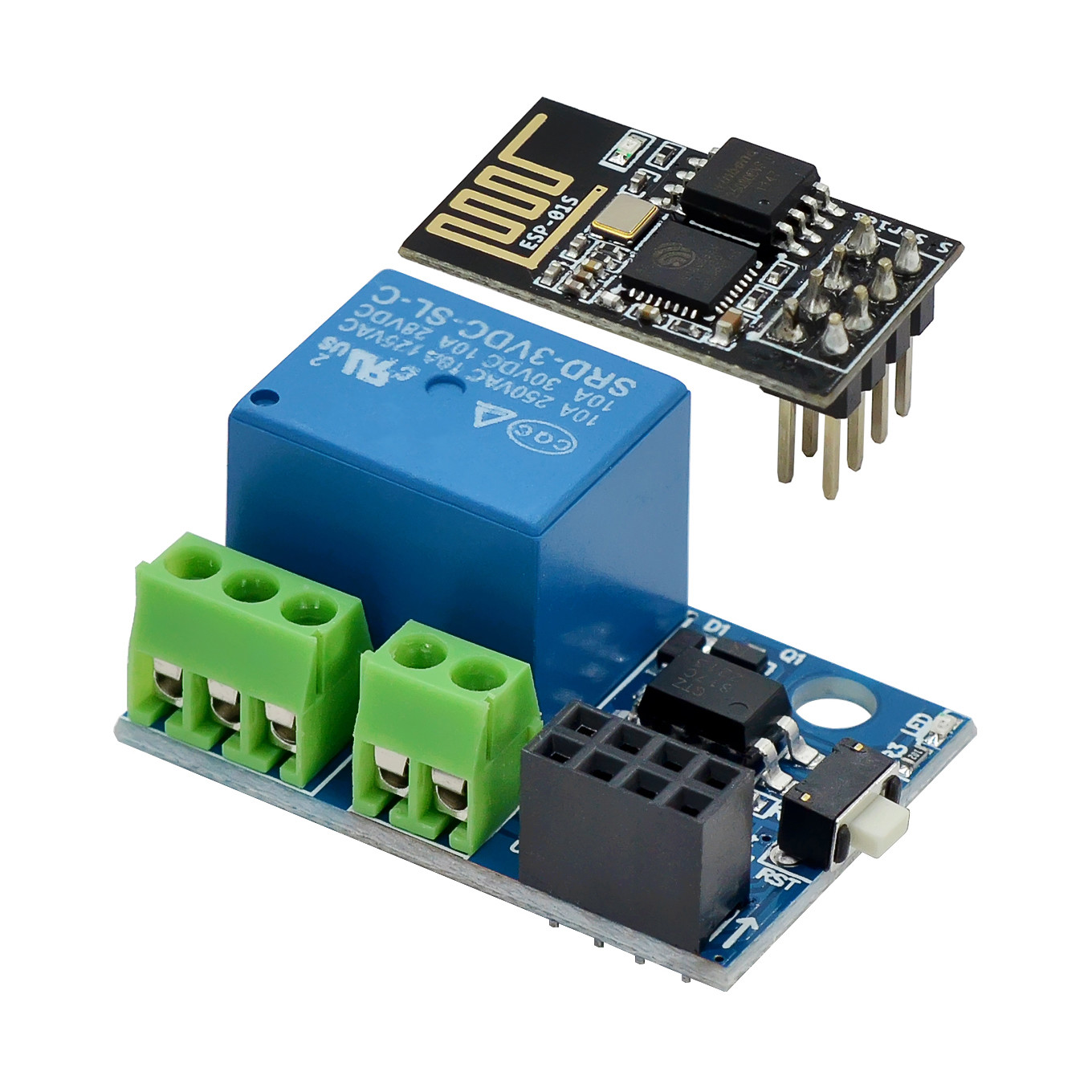 Esp32 Smart Home Kit - โมดูลรีเลย์ WiFi ESP-01S 5V 10A สวิตช์บ้านอัจฉริยะ