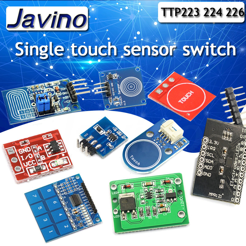 Sensor Kit Arduino - 1/4/8/16 ช่อง TTP223 TTP224 TTP226 TTP229