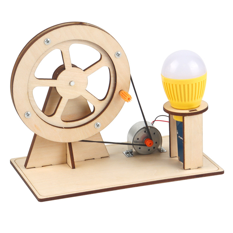 Stem Robotics Kit - ไม้เครื่องกําเนิดไฟฟ้ามือเด็กของเล่นวิทยาศาสตร์ตลกเทคโนโลยี STEM Gadget ฟิสิกส์ชุดของเล่นเพื่อการศึกษาเด็กการเรียนรู้ของเล่น