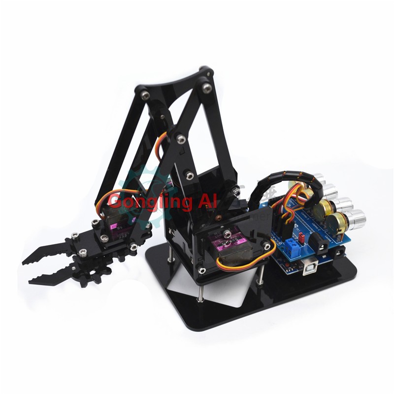 Stem Robotics Kit - แขนหุ่นยนต์ STEM 4 DOF พร้อมเซอร์โว SG90