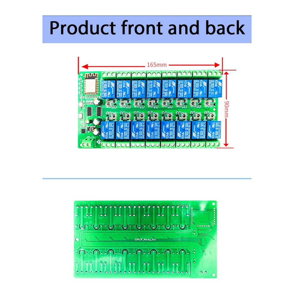 Esp8266 Relay Module - B14C ESP8266 WIFI 16 ช่องรีเลย์โมดูล ESP-12F