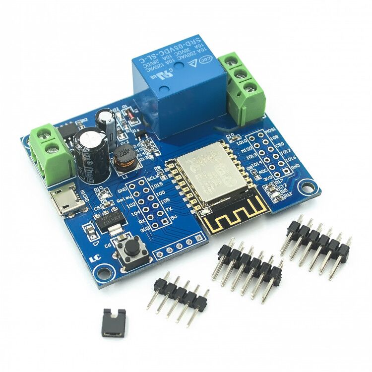 Esp8266 Relay Module - DC5-80V แหล่งจ่ายไฟ ESP8266 WiFi Single-Channel รีเลย์โมดูล
