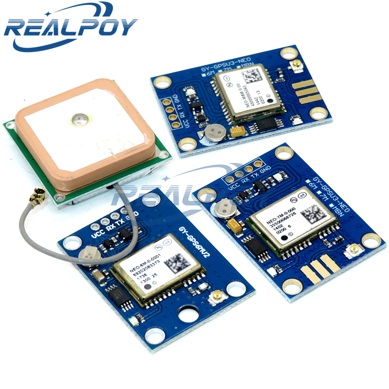 Sensor Kit Arduino - โมดูลจีพีเอส NEO-8M NEO-7M GY-NEO8MV2 GY-NEO7MV2 GY-NEO6MV2เสาอากาศขนาดใหญ่สำหรับ