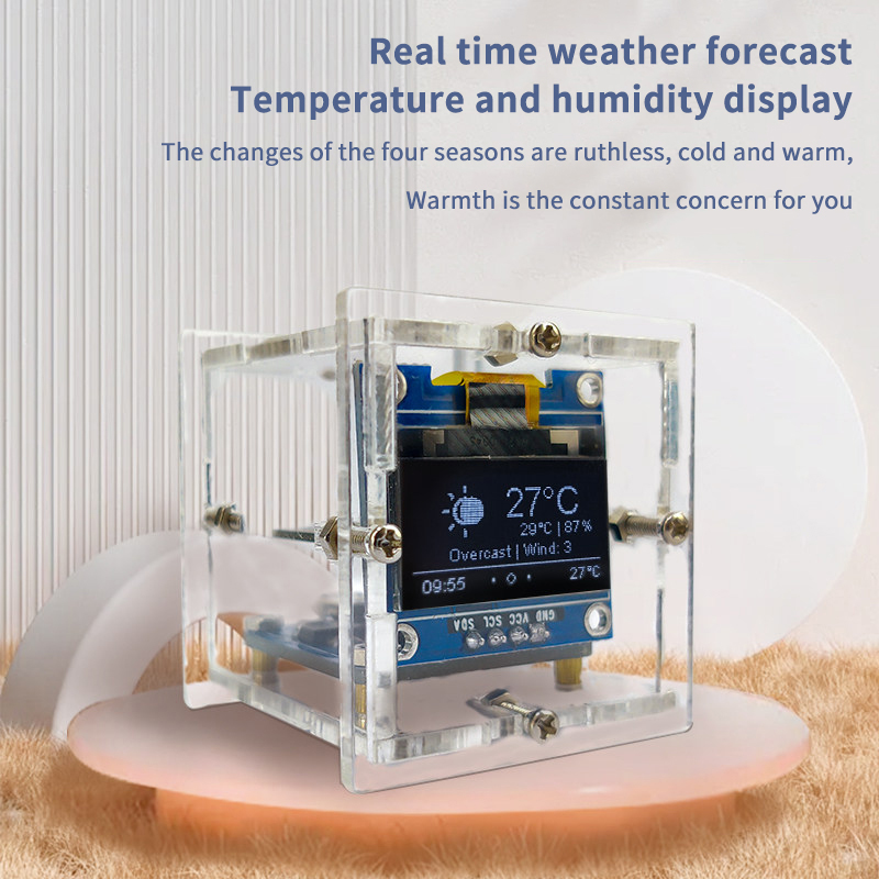 ชุดนาฬิกาพยากรณ์อากาศขนาดเล็ก  - Electronics Project Kit บทวิจารณ์และราคา