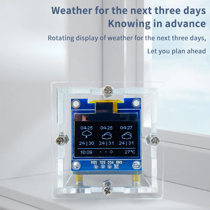 ชุดนาฬิกาพยากรณ์อากาศขนาดเล็ก  - Electronics Project Kit บทวิจารณ์และราคา