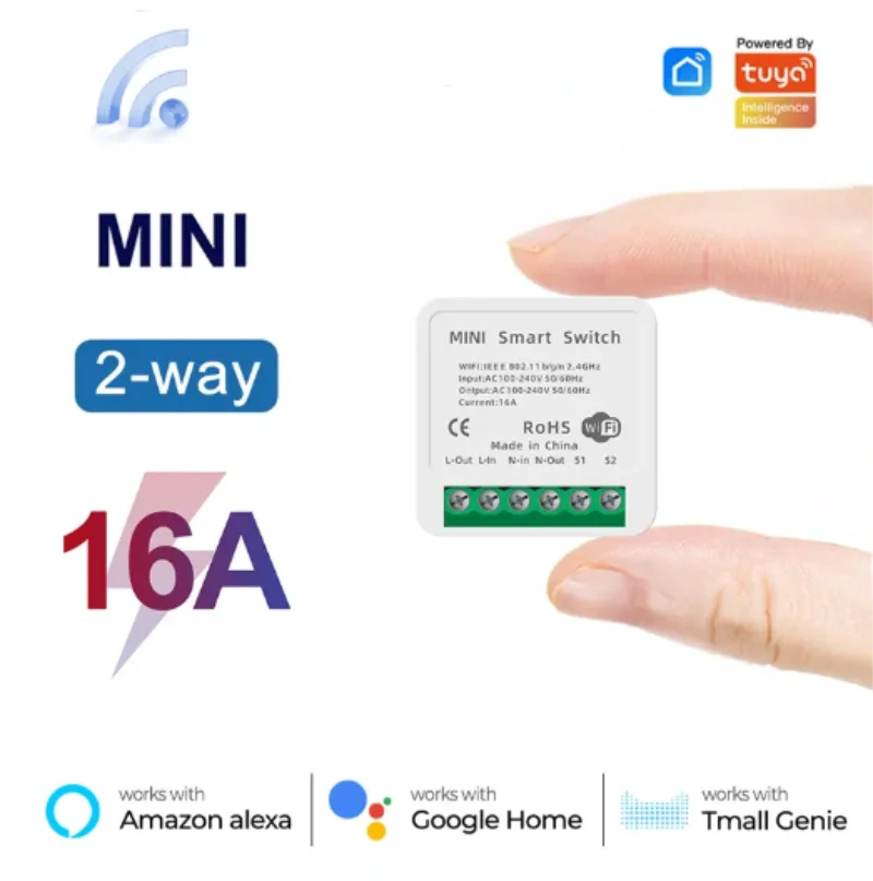 Tuya มินิ16A สวิตช์ WIFI สมาร์ - Smart Home Automation Kit บทวิจารณ์และราคา