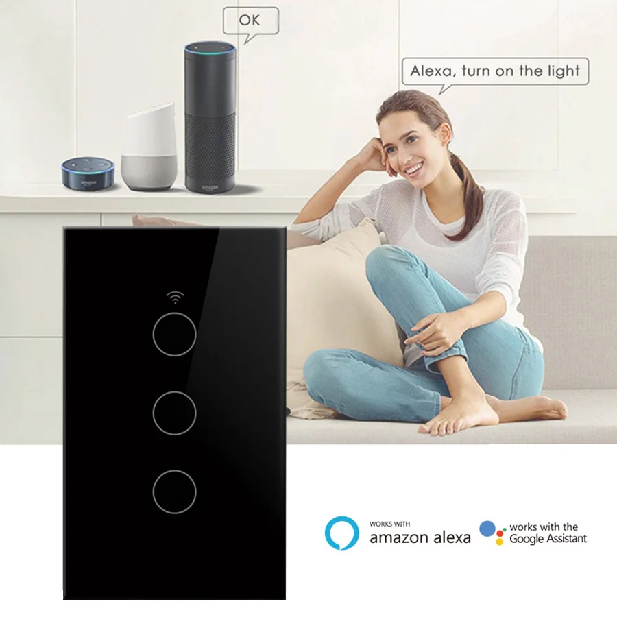 สวิตช์อัจฉริยะ Tuya WiFi ทำงาน - Smart Light Switch Wifi บทวิจารณ์และราคา