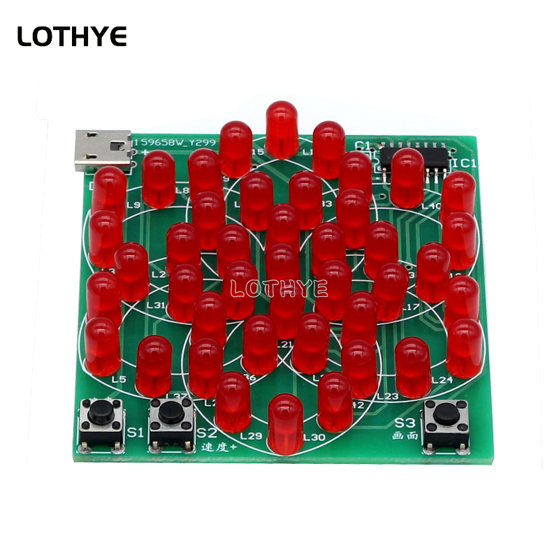 43แอลอีดีแบบหลากหลายรูปแบบไฟฟ้ - Electronics Project Kit บทวิจารณ์และราคา