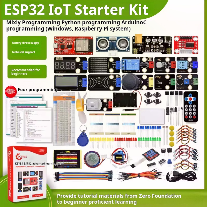 บอร์ดพัฒนา ESP-32 ชุดเรียนรู้  - Iot Kit Beginner บทวิจารณ์และราคา