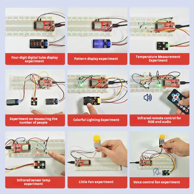 บอร์ดพัฒนา ESP-32 ชุดเรียนรู้  - Iot Kit Beginner บทวิจารณ์และราคา
