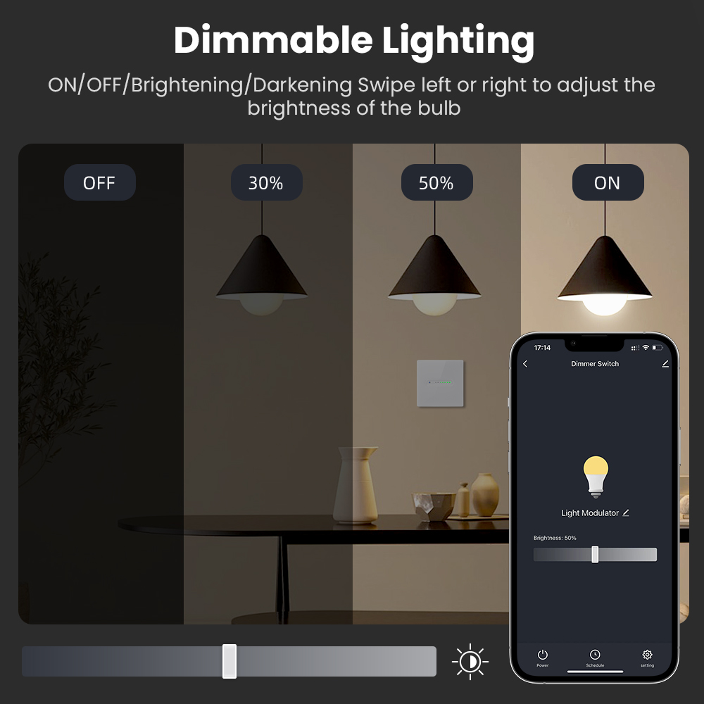 AVATTO WiFi 1/2 Gang Smart Dim - Smart Light Switch Wifi บทวิจารณ์และราคา