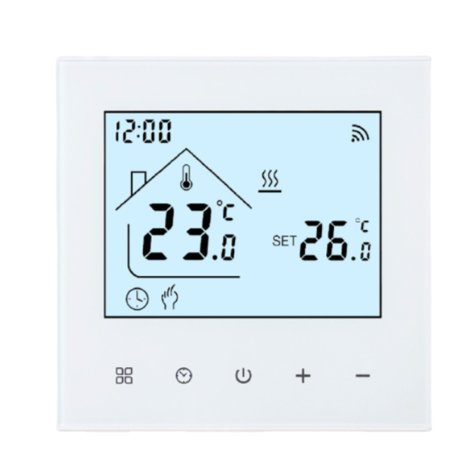 เทอร์โมสตัทแบบตั้งโปรแกรมได้ผ่ - Wifi Thermostat บทวิจารณ์และราคา
