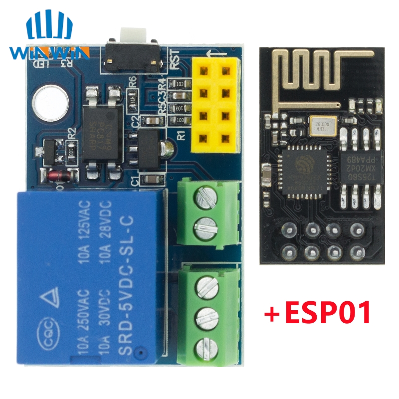 โมดูลรีเลย์ WiFi 5V สำหรับสมาร - Esp8266 Relay Module บทวิจารณ์และราคา
