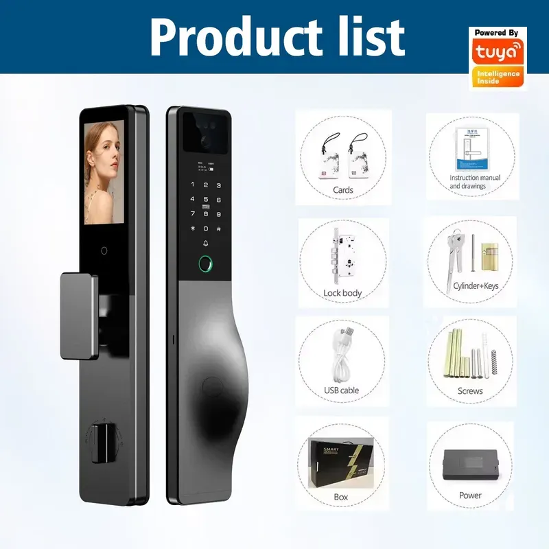 สมาร์ทล็อค ระบบอินเตอร์คอม รหั - Smart Door Lock Wifi บทวิจารณ์และราคา