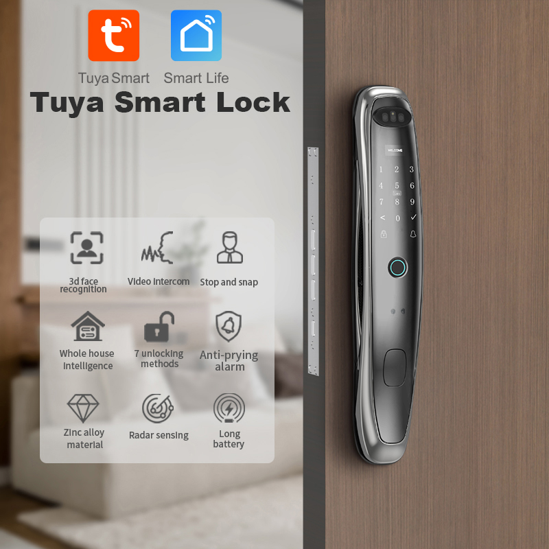 กล้องวงจรปิด Tuya WiFi พร้อมระ - Smart Door Lock Wifi บทวิจารณ์และราคา