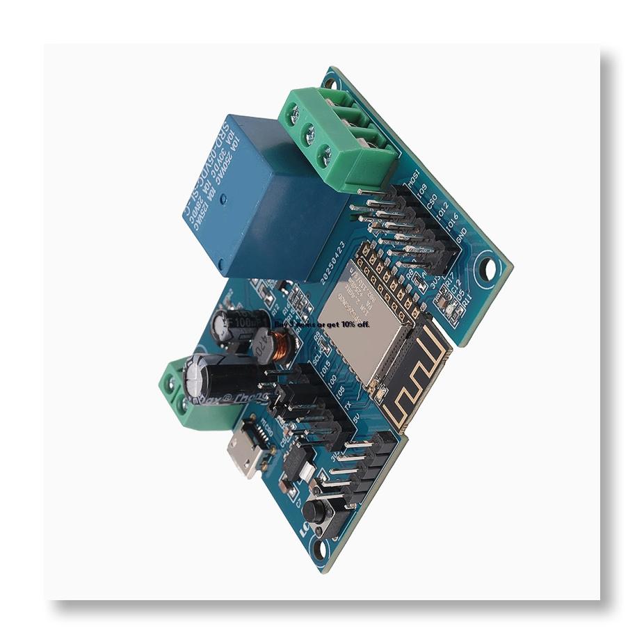 ✤ โมดูลควบคุมรีเลย์ WIFI, DC 5 - Esp8266 Relay Module บทวิจารณ์และราคา