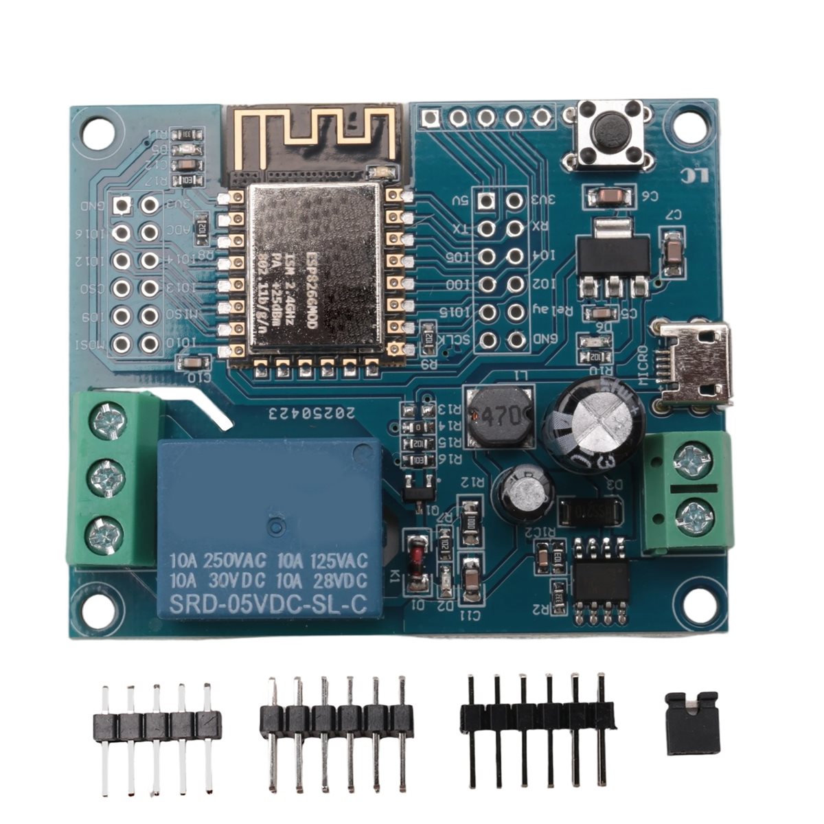 ✤ โมดูลควบคุมรีเลย์ WIFI, DC 5 - Esp8266 Relay Module บทวิจารณ์และราคา