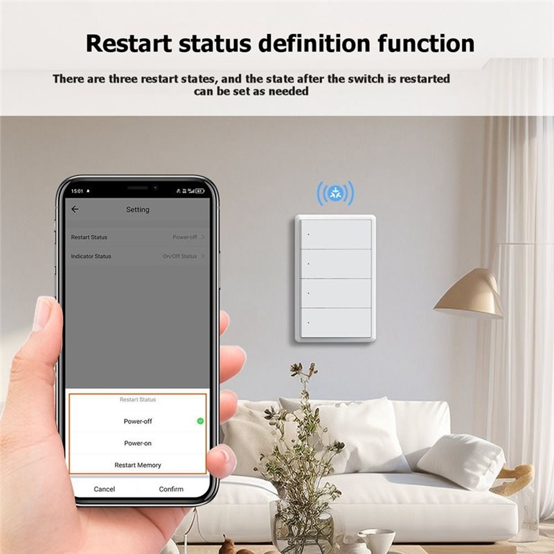 DTA4-ระบบควบคุมด้วยเสียงสำหรับ - Smart Light Switch Wifi บทวิจารณ์และราคา
