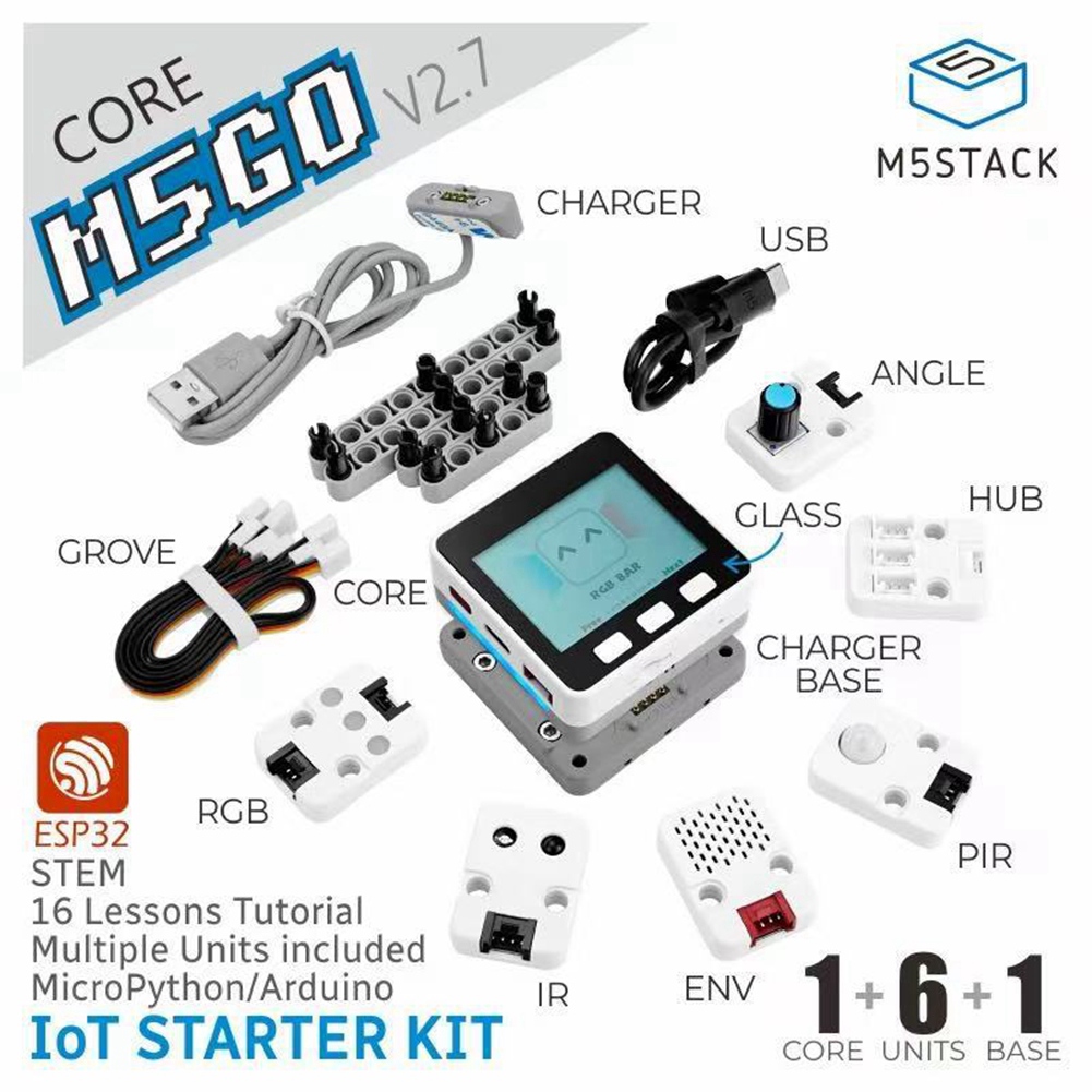 ชุดเริ่มต้น IoT M5stack M5GO ช - Iot Kit Beginner บทวิจารณ์และราคา