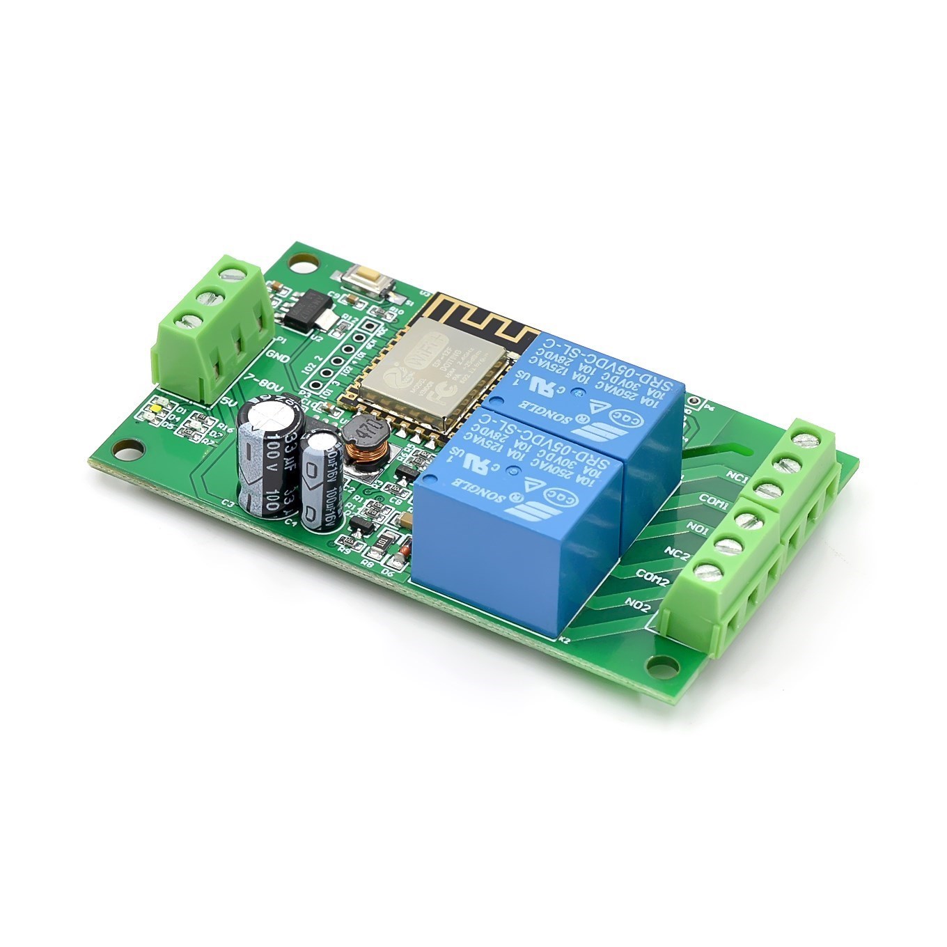 โมดูลควบคุมรีเลย์ไร้สาย ESP826 - Esp8266 Relay Module บทวิจารณ์และราคา
