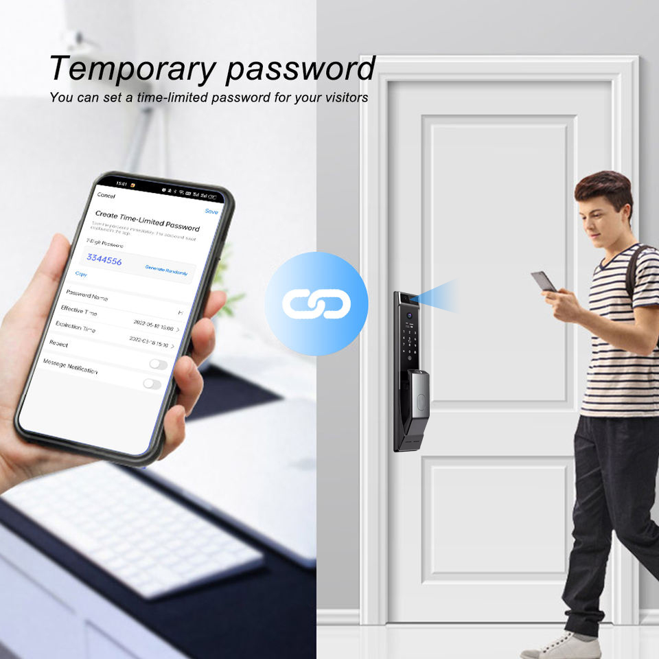 กุญแจล็อคประตูอัจฉริยะแบบไร้กุ - Smart Door Lock Wifi บทวิจารณ์และราคา