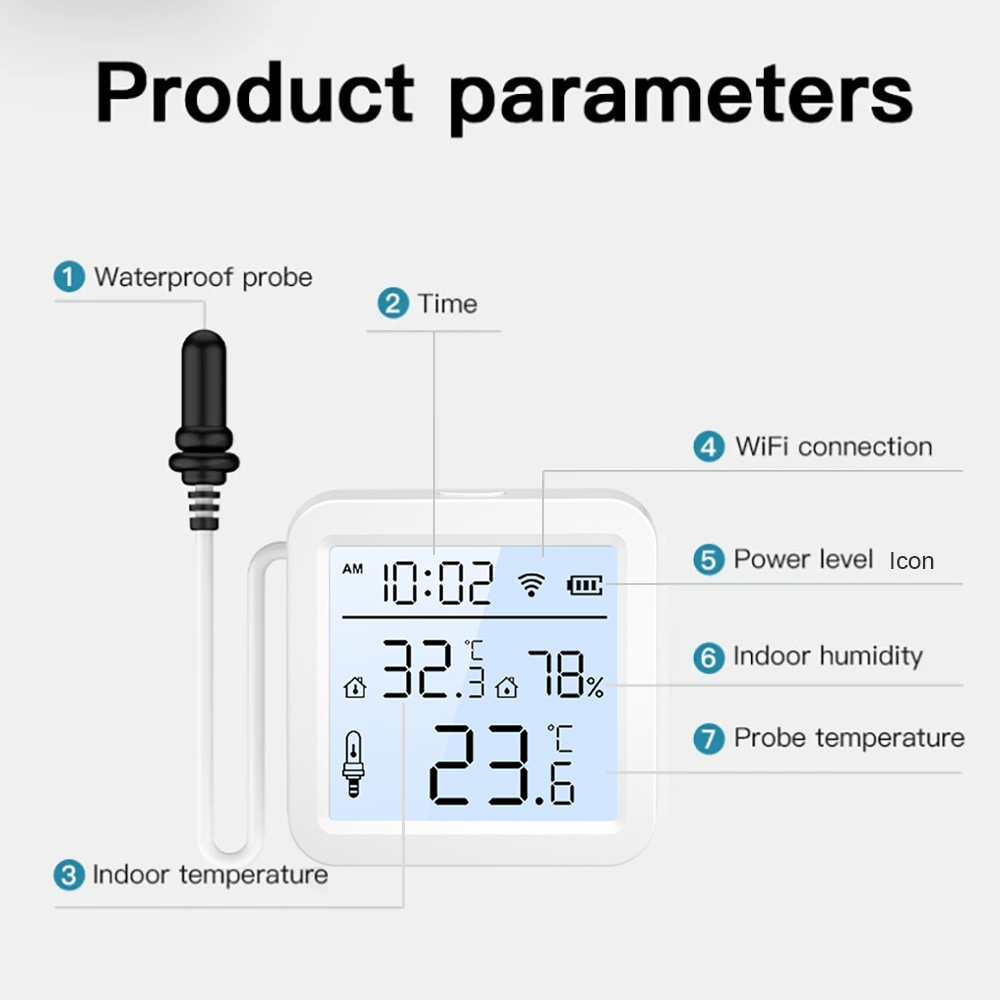 เซ็นเซอร์วัดอุณหภูมิและความชื้ - Wifi Thermostat บทวิจารณ์และราคา