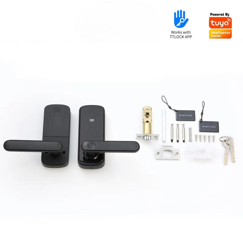 ล็อคประตูไม้ภายในบ้าน ระบบลายน - Smart Door Lock Wifi บทวิจารณ์และราคา