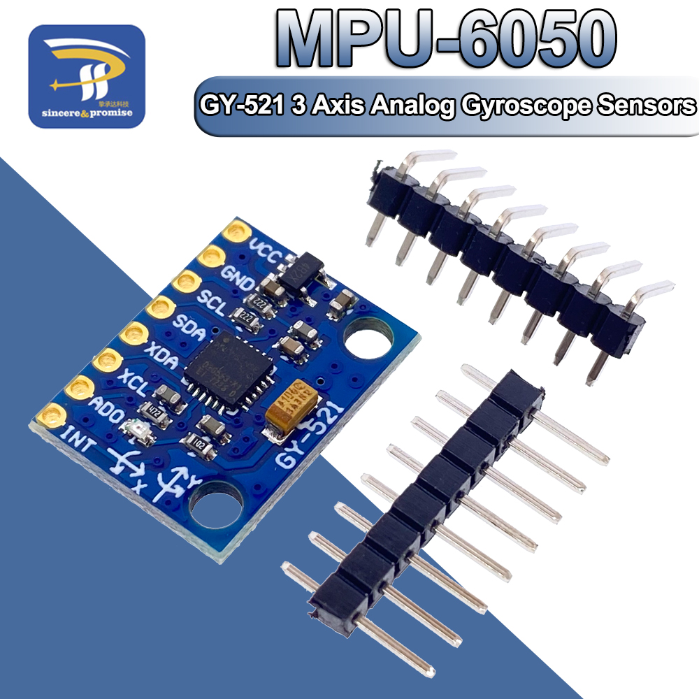 1ชุด IIC I2C GY-521 MPU-6050 M - Sensor Kit Arduino บทวิจารณ์และราคา